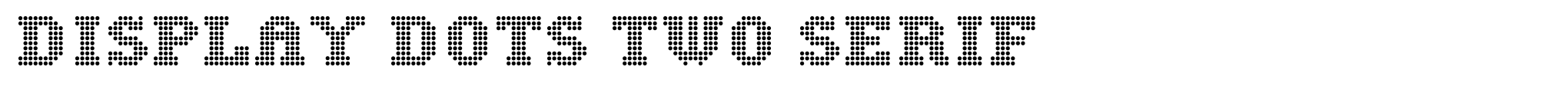 Display Dots Two Serif image